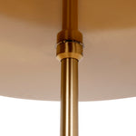 Ex Display - Pravina 45cm Brushed Gold Side Table - Carrara Marble Side Table NY-Core