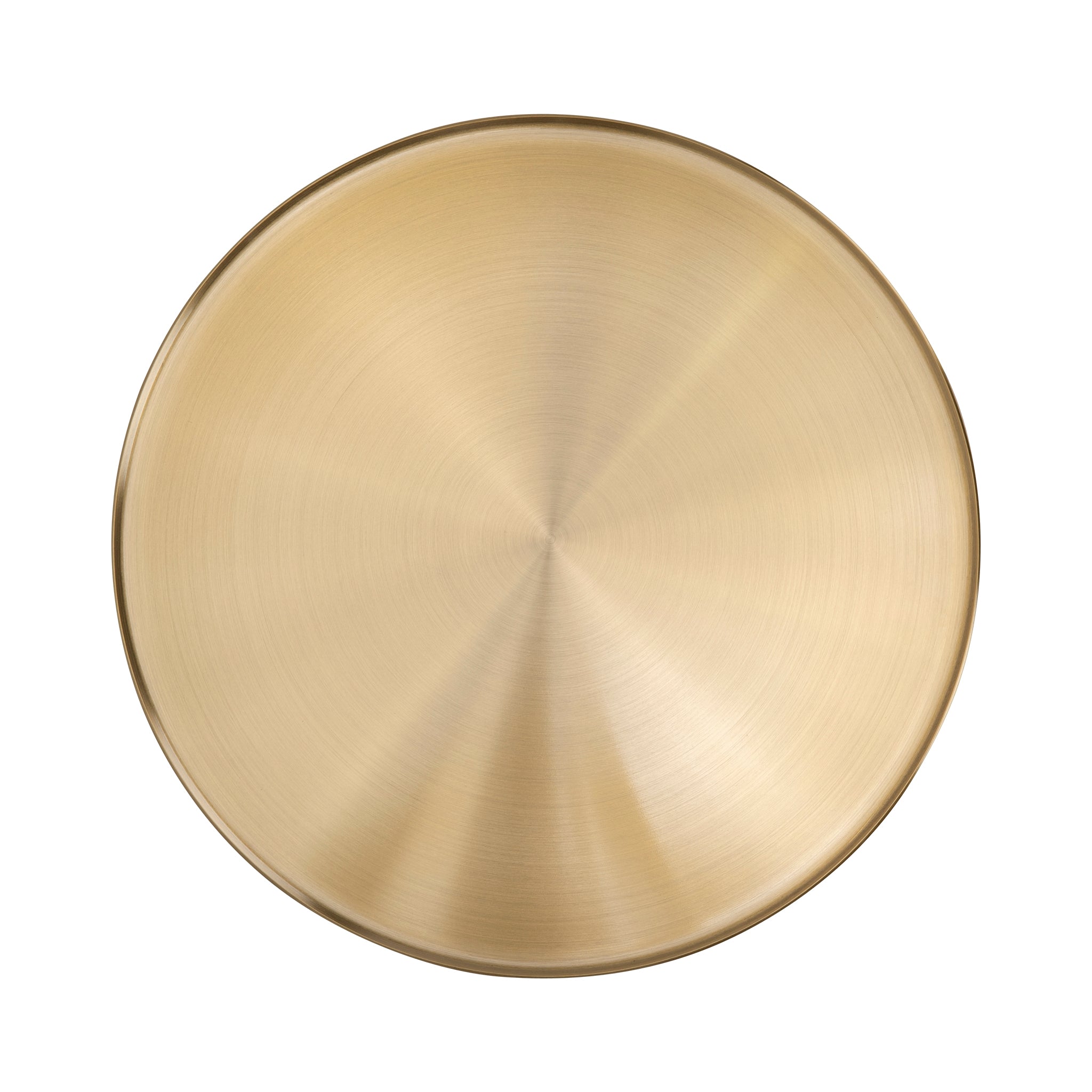 Ex Display - Pravina 45cm Brushed Gold Side Table - Carrara Marble Side Table NY-Core