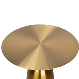 Ex Display - Zenon 45cm Round Side Table - Gold Side Table NY-Core