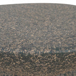 Almas 60cm Fibre Glass Side Table - Charcoal Latte Side Table NY-Core