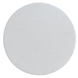 Almas 60cm Fibre Glass Side Table - White Side Table NY-Core   