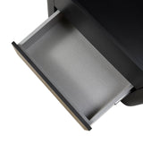 Ex Display - Latonya Bedside Table - Matte Black Bedside Table Iggy-Core