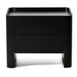 Ex Display - Latonya Bedside Table - Matte Black Bedside Table Iggy-Core