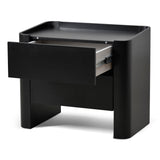 Ex Display - Latonya Bedside Table - Matte Black Bedside Table Iggy-Core