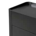 Ex Display - Latonya Bedside Table - Matte Black Bedside Table Iggy-Core