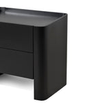Latonya Bedside Table - Matte Black Bedside Table Iggy-Core