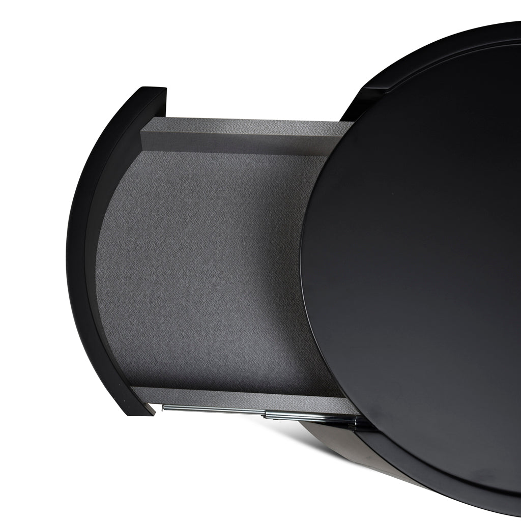 Ex Display - Nithya Bedside Table - Full Matte Black Bedside Table Iggy-Core