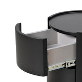 Ex Display - Nithya Bedside Table - Full Matte Black Bedside Table Iggy-Core