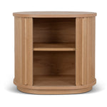 Ex Display - Linea 55cm Side Table - Natural Bedside Table KD-Core