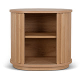 Ex Display - Linea 55cm Side Table - Natural Bedside Table KD-Core