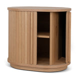 Ex Display - Linea 55cm Side Table - Natural Bedside Table KD-Core