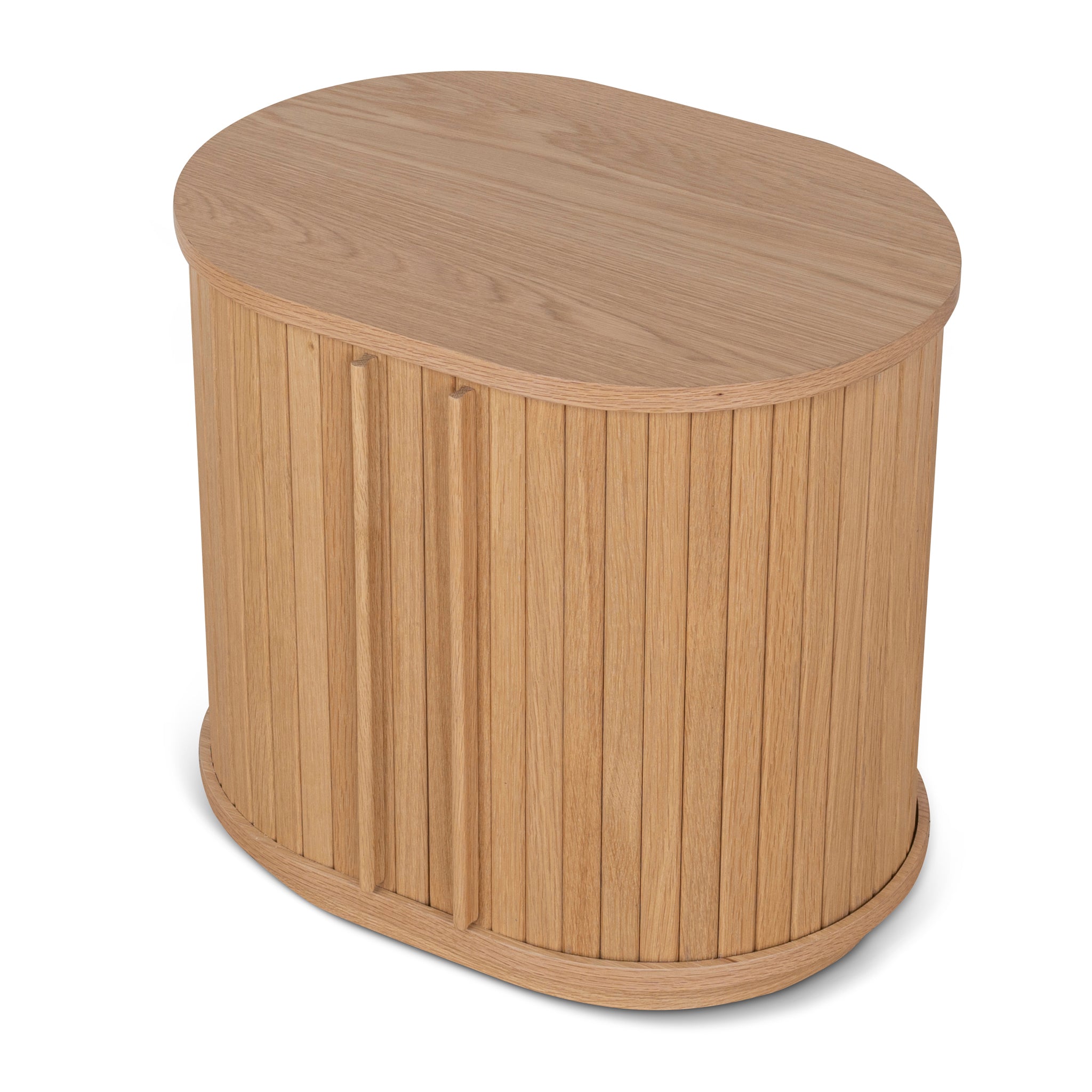 Ex Display - Linea 55cm Side Table - Natural Bedside Table KD-Core