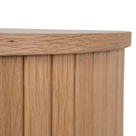 Ex Display - Linea 55cm Side Table - Natural Bedside Table KD-Core