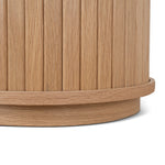 Ex Display - Linea 55cm Side Table - Natural Bedside Table KD-Core