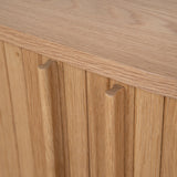 Ex Display - Linea 55cm Side Table - Natural Bedside Table KD-Core