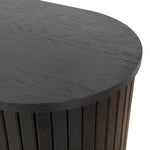 Ex Display - Linea 55cm Side Table - Full Black Bedside Table KD-Core