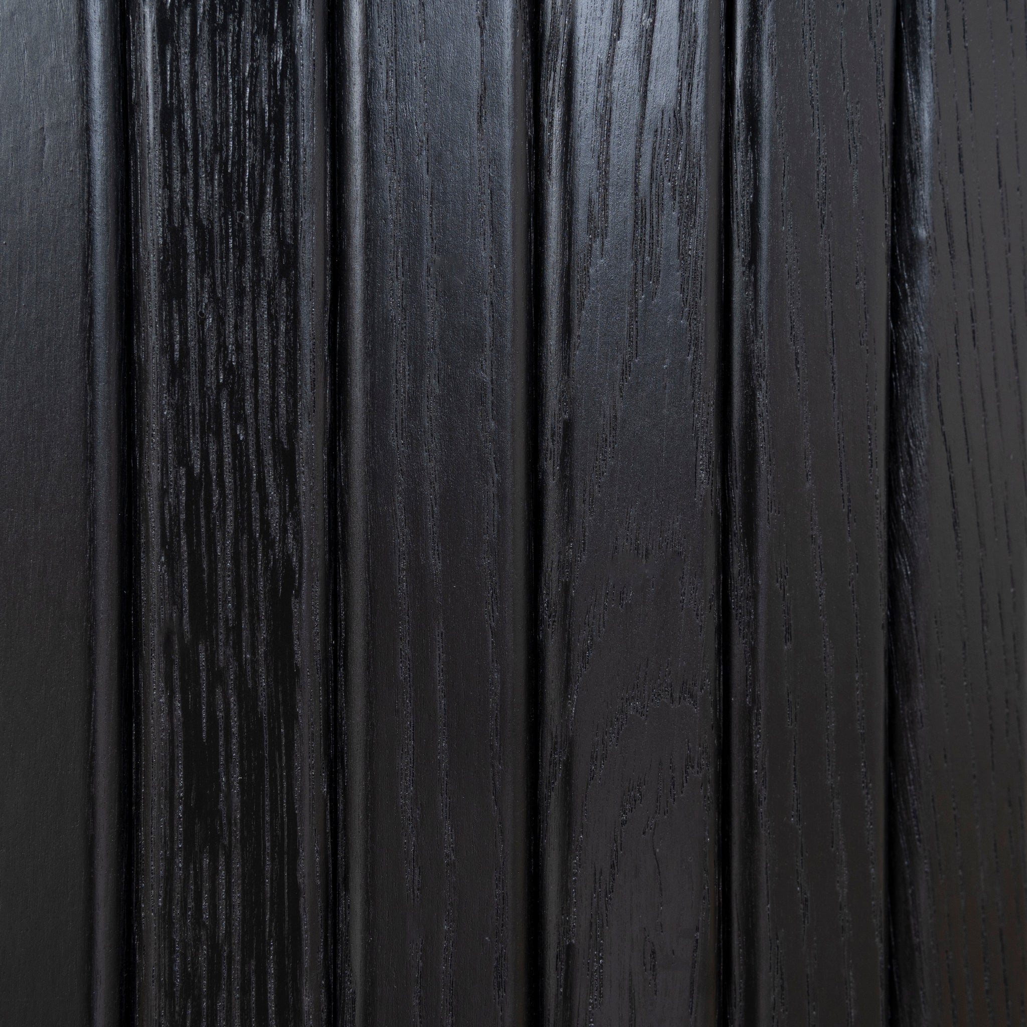 Ex Display - Linea 55cm Side Table - Full Black Bedside Table KD-Core