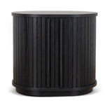 Ex Display - Linea 55cm Side Table - Full Black Bedside Table KD-Core