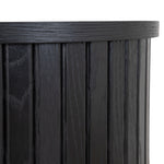 Ex Display - Linea 55cm Side Table - Full Black Bedside Table KD-Core
