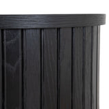 Ex Display - Linea 55cm Side Table - Full Black Bedside Table KD-Core