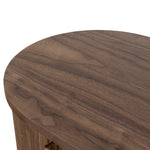 Linea 55cm Side Table - Walnut Bedside Table KD-Core