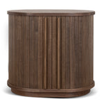 Linea 55cm Side Table - Walnut Bedside Table KD-Core