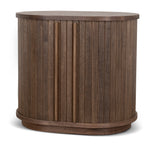 Linea 55cm Side Table - Walnut Bedside Table KD-Core