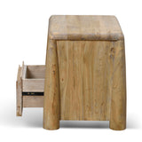 Varika 55cm Bedside Table - Natural Bedside Table Reclaimed-Core   