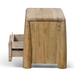 Ex Display - Varika 55cm Bedside Table - Natural Bedside Table Reclaimed-Core   