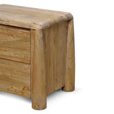 Varika 55cm Bedside Table - Natural Bedside Table Reclaimed-Core   