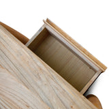 Ex Display - Varika 55cm Bedside Table - Natural Bedside Table Reclaimed-Core   