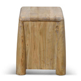 Varika 55cm Bedside Table - Natural Bedside Table Reclaimed-Core   