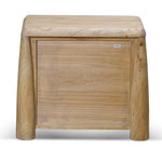 Ex Display - Varika 55cm Bedside Table - Natural Bedside Table Reclaimed-Core   