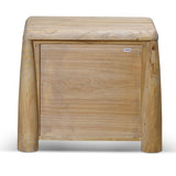 Ex Display - Varika 55cm Bedside Table - Natural Bedside Table Reclaimed-Core   