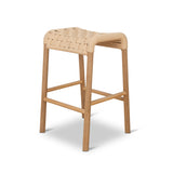 Easton 65cm Bar Stool - Natural Bar Stool Oakwood-Core