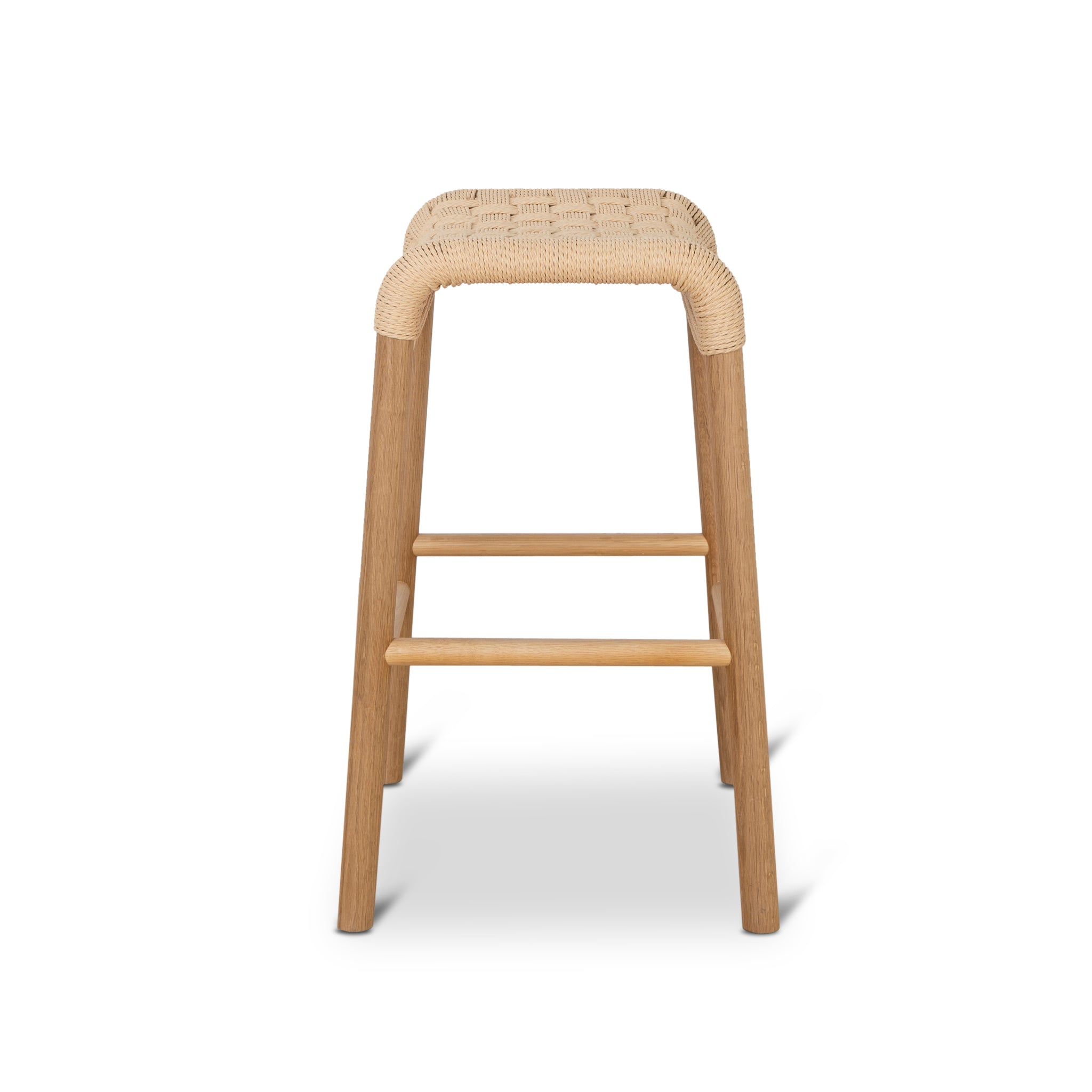Easton 65cm Bar Stool - Natural Bar Stool Oakwood-Core