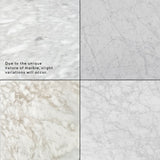 Zafar Nested Marble Coffee Table - Natural Coffee Table Dwood-Core