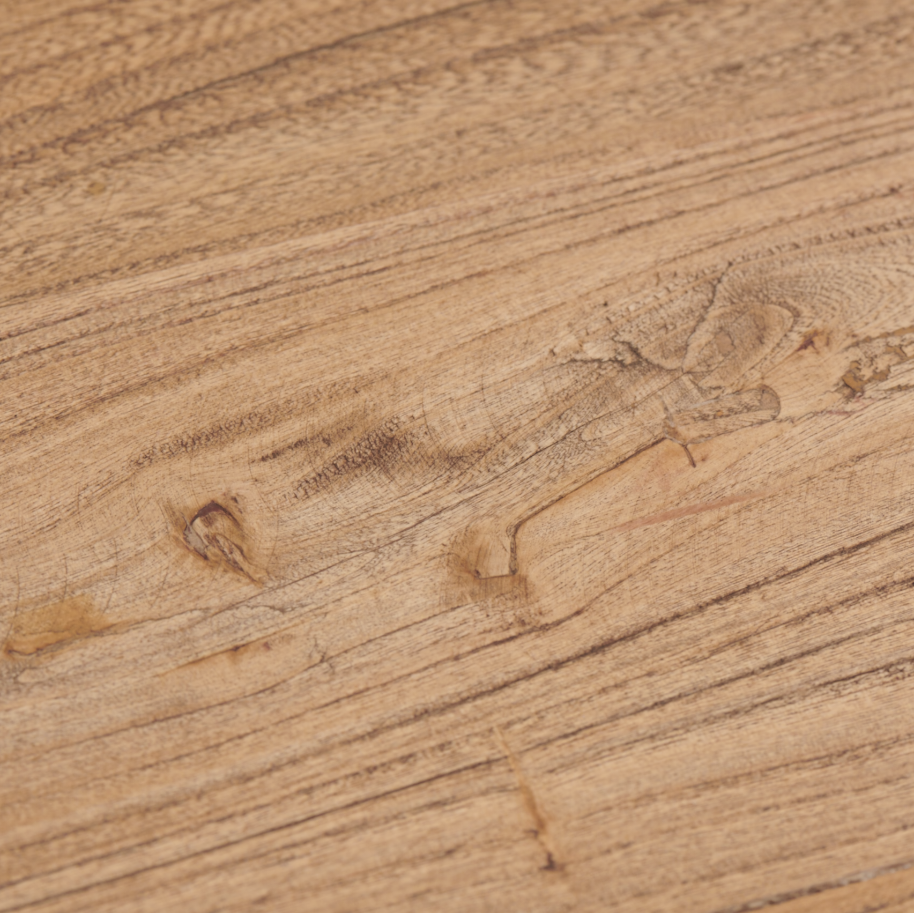 Ex Display - Edwin 3m Reclaimed Elm Dining Table - Natural Dining Table Reclaimed-Core