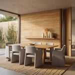 Set of 2 - Marko Fabric Dining Chair - Spec Cloud Grey Dining Chair Dwood-Core