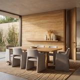 Set of 2 - Marko Fabric Dining Chair - Spec Cloud Grey Dining Chair Dwood-Core