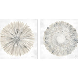 Set of 2 - Natures Pinwheel, Style A & B, By Yvette St. Amant Wall Art Gioia-Local 50x50cm Framed Canvas Gold