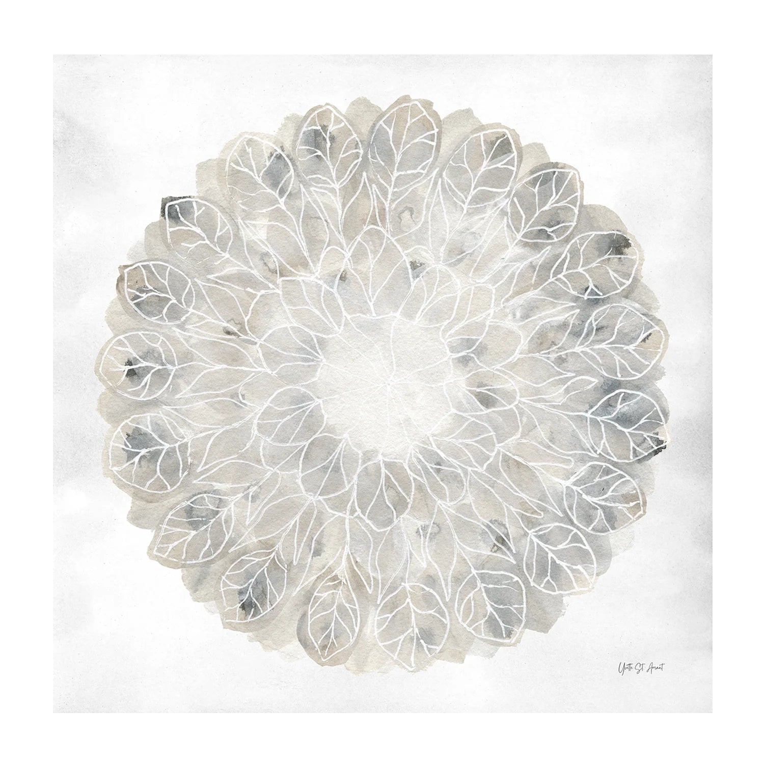 Set of 2 - Natures Pinwheel, Style A & B, By Yvette St. Amant Wall Art Gioia-Local