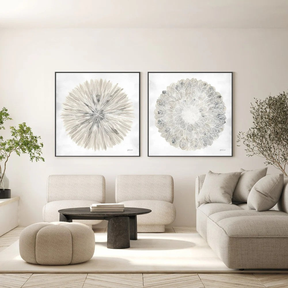 Set of 2 - Natures Pinwheel, Style A & B, By Yvette St. Amant Wall Art Gioia-Local