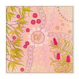 She who Guides, By Domica Hill Wall Art Gioia-Local White Framed Canvas 50x50cm