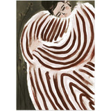 Ex Display - Sleeping Princess, By Treechild 70cm x 100cm Framed Canvas - Black Frame Wall Art Gioia-Local