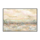 Soft Light, By Karen Cavania Wall Art Gioia-Local Black Framed Canvas 60x40cm