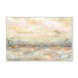 Soft Light, By Karen Cavania Wall Art Gioia-Local White Framed Canvas 60x40cm