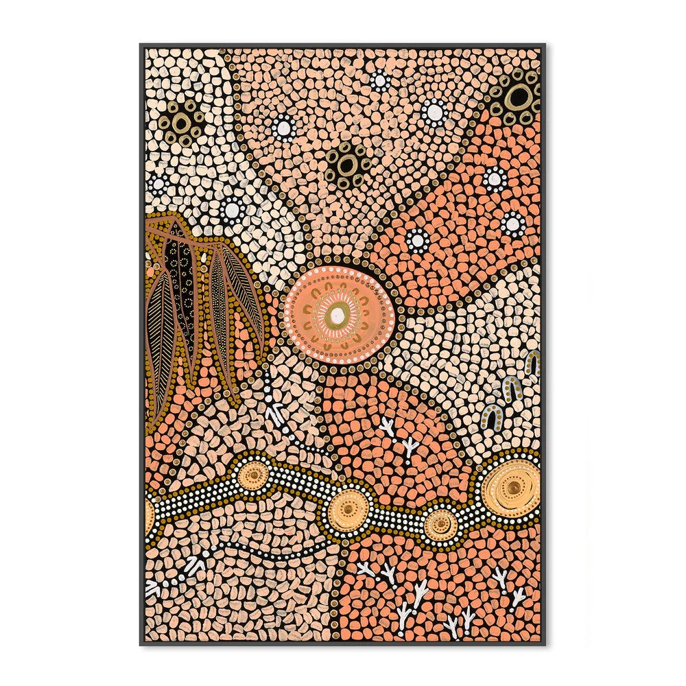 Spirits In The Sky, By Domica Hill Wall Art Gioia-Local 40x60cm Framed Canvas Black