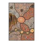 Spirits In The Sky, By Domica Hill Wall Art Gioia-Local 40x60cm Framed Canvas Black