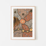 Spirits In The Sky, By Domica Hill Wall Art Gioia-Local 40x60cm Framed Poster Black